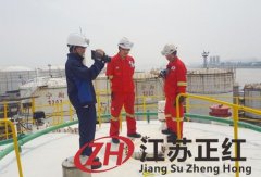 寧波鎮海運用先進檢測手段為化工儲罐“體檢”